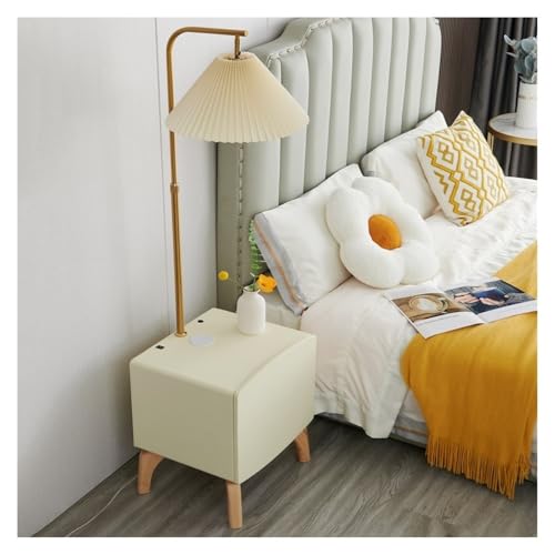 UANFHWZF Stehlampen Multifunktionale Stehleuchte mit Beistelltisch, USB & Schublade fürs Schlafzimmer von UANFHWZF
