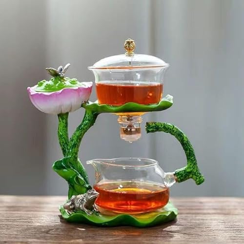 UANGLI Kreative Glas Tee-Set Automatische Teekanne Tee Hitzebeständige Kung Fu Tee Trinken Tee Machen von UANGLI