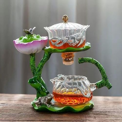 UANGLI Kreative Glas Tee-Set Automatische Teekanne Tee Hitzebeständige Kung Fu Tee Trinken Tee Machen von UANGLI