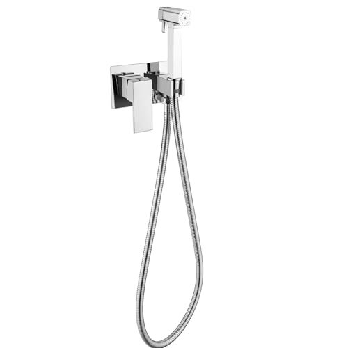 Chrome,Hand-Bidet-Sprüher Für Die Toilette, Bidet-Aufsatz-Set Mit 2 Modi (Jet/Stream), Messing-Stoffwindel-Mischbatterien Zum Waschen Von Babys von UAOGPLK