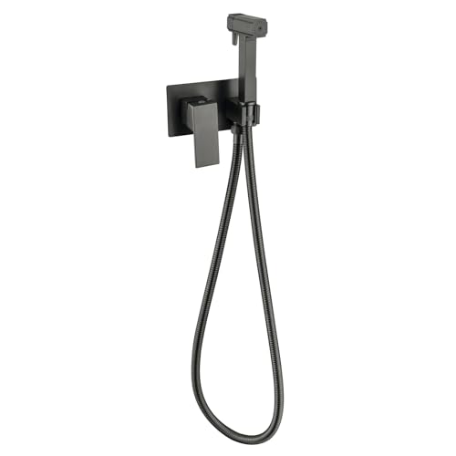 Gun gray,Hand-Bidet-Sprüher Für Die Toilette, Bidet-Aufsatz-Set Mit 2 Modi (Jet/Stream), Messing-Stoffwindel-Mischbatterien Zum Waschen Von Babys von UAOGPLK