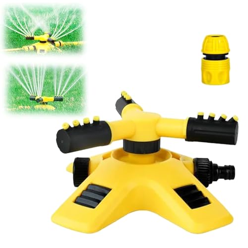 360 Degree Rotation Garden Sprinkler, Adjustable Water Sprinkler Multipurpose Yard Sprinklers for Kids Playing Lawn Irrigation System von UATARU