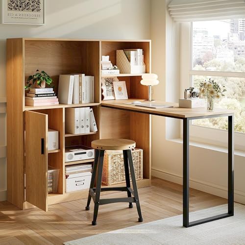 Computer Desk with Bookshelf, PC Table with Shelf, Work Table for Home, Office and Dorm Computer Desk with Bookshelf, PC Table with Shelf, Work Table for Home, Office and Dorm von UATARU