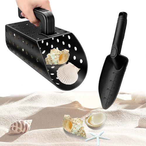 Sand Scoop for Metal Detecting, Metal Detector Beach Finds Scoop, Metal Detecting Tool Digging Shovel for Beach Shelling,Sand Sifter,Digging Loosening Planting Sand Scoop for Metal Detecting, Metal Detector Beach Finds Scoop, Metal Detecting Tool Digging Shovel for Beach Shelling,Sand Sifter,Digging Loosening Planting von UATARU