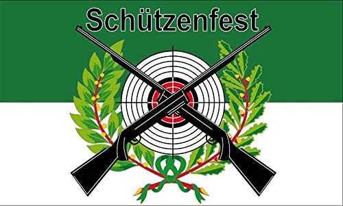 UB Fahne/Flagge Schützenfest mit Zielscheibe 90 cm x 150 cm Neuware! von UB
