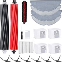 Ubeegol - Pack of 23 accessories for Roborock s8 pPro Ultra, spare parts robot vacuum cleaner, replacement parts include 2 main brushes, 4 mop wipes, von UBEEGOL