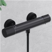 Ubeegol - Wandmontierter Thermostat-Duschmischer Thermostat-Duscharmatur mit Sicherheitsknopf bei 38 °c Thermostat-Duscharmatur Wandmontierter Ubeegol - Wandmontierter Thermostat-Duschmischer Thermostat-Duscharmatur mit Sicherheitsknopf bei 38 °c Thermostat-Duscharmatur Wandmontierter von UBEEGOL