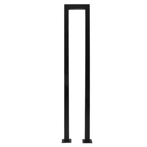 1 Pcs U-Förmigen Trittleiter Geländer Funktionale Handlauf for Treppen Lofts Innen Zäune Für Veranda(Black) von UBOHUZ