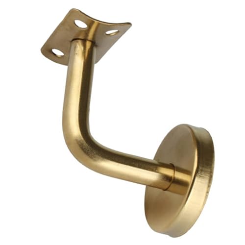 10 Stück Gold Handlaufhalterung Treppengeländerhalterung Balustrade Wandmontage Wandhalterungen Unterstützung Handlauf Hardware Handlauf für Treppengeländer(ARC) von UBOHUZ