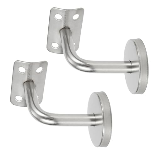 10 stücke Balustrade Klammern Handlauf Halterung Hause Renovierung Passt Eiche Handläufe for Installation für Treppengeländer(Curved support) von UBOHUZ