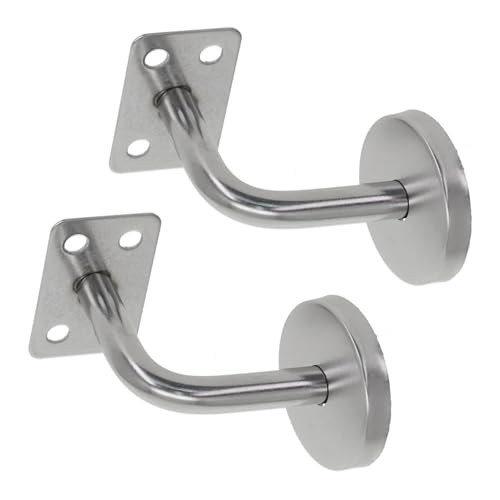 10 stücke Balustrade Klammern Handlauf Halterung Hause Renovierung Passt Eiche Handläufe for Installation für Treppengeländer(Flat support) von UBOHUZ