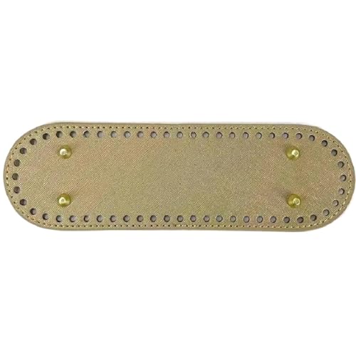 10 stücke Handgemachte Oval Boden for Gestrickte Tasche PU Leder Tragen-Beständig Zubehör Mit Löcher DIY Häkeln Für Tasche Häkeln(Color 3) von UBOHUZ