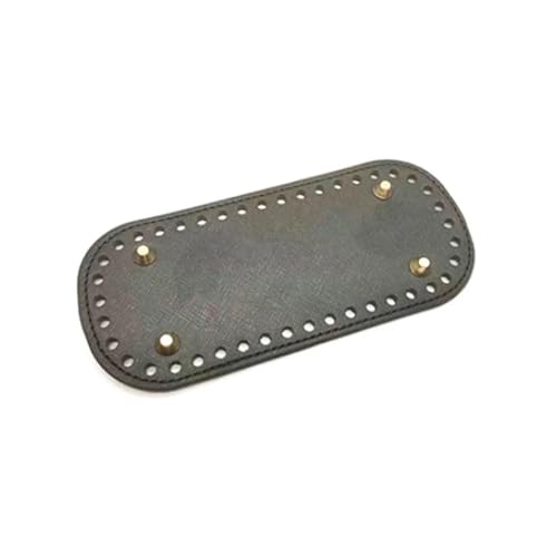 10pc 18 * 8cm Oval Geformt PU Tasche Boden for Gestrickte Häkeln Handtaschen Mit Nieten Zubehör Für Tasche Häkeln(Color 1) von UBOHUZ