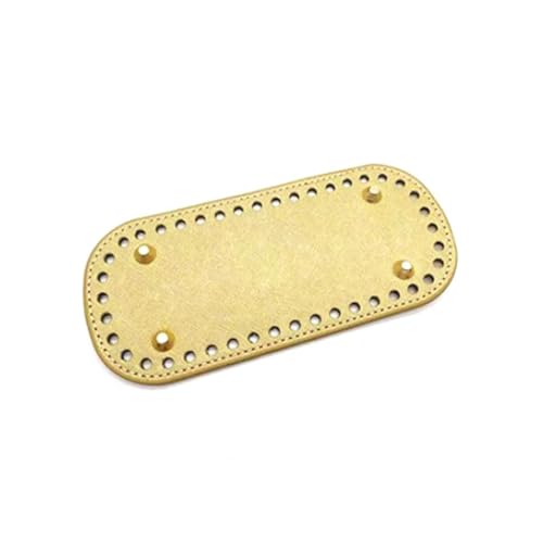 10pc 18 * 8cm Oval Geformt PU Tasche Boden for Gestrickte Häkeln Handtaschen Mit Nieten Zubehör Für Tasche Häkeln(Color 2) von UBOHUZ
