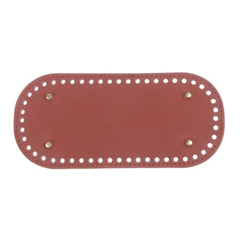10pc 22 * 10cm Handgemachte Oval Boden for Gestrickte Tasche PU Leder Tragen-Beständig Zubehör Mit Löcher DIY häkeln Für Tasche Häkeln(Color 3) von UBOHUZ