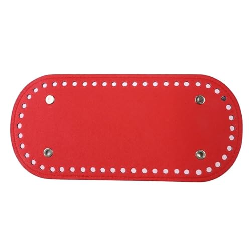 10pc Lederboden mit Löchern Niet for Stricktasche Handtasche DIY Frauen Schulter Umhängetaschen Zubehör Für Tasche Häkeln(Red) von UBOHUZ