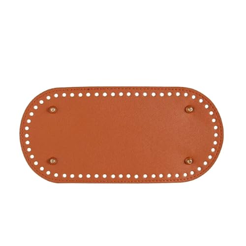 10pc PU Leder Handgemachte Tasche Basis Boden DIY Häkeln Haken Frauen Brieftasche Handtasche Zubehör Teile Für Tasche Häkeln(Brown) von UBOHUZ