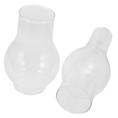 2 stücke Klarglas Öl Kamin Lampe Schatten Ersatz Winddicht Abdeckung Vintage Stil Zubehör Für Petroleumlampe 2 stücke Klarglas Öl Kamin Lampe Schatten Ersatz Winddicht Abdeckung Vintage Stil Zubehör Für Petroleumlampe von UBOHUZ