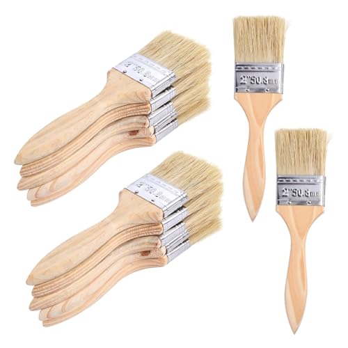 20 stücke Pinsel Natürliche Borsten Kleber Möbel Kochen Chip Holz Hause Reinigung Werkzeuge Wiederverwendbare Lieferungen Für Wasserbasierte Farben von UBOHUZ