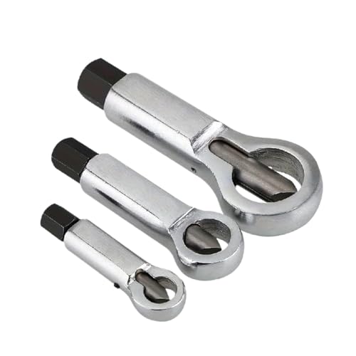 3-teiliges Metall-Mutternsprenger-Knacker, Brecher, manuelles Druckentferner-Extraktionswerkzeug Zum Entfernen Gebrochener Muttern 3-teiliges Metall-Mutternsprenger-Knacker, Brecher, manuelles Druckentferner-Extraktionswerkzeug Zum Entfernen Gebrochener Muttern von UBOHUZ