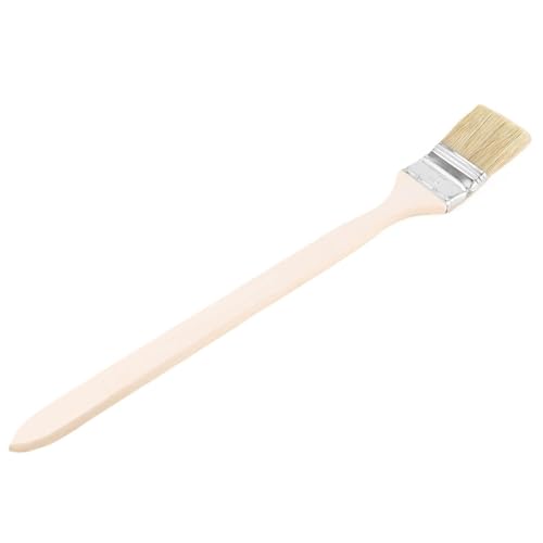 6 stücke 2 Zoll Breite Holzgriff Metall Ferrule Faux Borsten Kopf Heizkörper Pinsel Für Wasserbasierte Farben von UBOHUZ