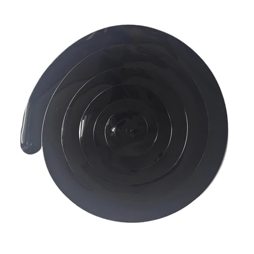 72 stücke Hängende Kunststoff-Luftschlangen Party Dekoration Decke Wirbel Folie Dekorationen Hochzeit Geburtstag Graduierung Feier Decor Für Abschlussfeier(Black Single) von UBOHUZ
