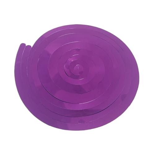 72 stücke Hängende Kunststoff-Luftschlangen Party Dekoration Decke Wirbel Folie Dekorationen Hochzeit Geburtstag Graduierung Feier Decor Für Abschlussfeier(Purple Double) von UBOHUZ