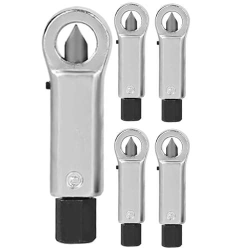 9-12mmBreak Beschädigt Muttern Splitter Cracker Remover Rost Mutter Manuelle Extractor Werkzeug Hand Splitting for Schraube Zum Entfernen Gebrochener Muttern(9-12mm 5PCS) von UBOHUZ