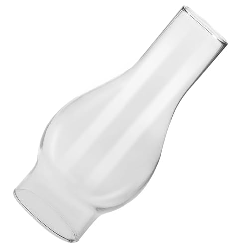Handgeblasener Glaslampenschirm Öllampe Schornstein Ersatz Kerosinschirm Vintage Klare Abdeckung Schale Für Petroleumlampe von UBOHUZ