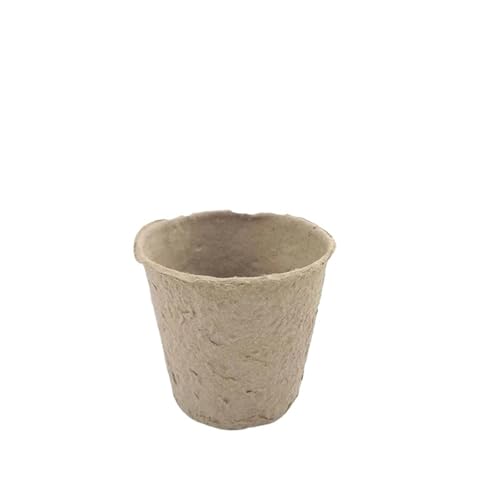 UBOHUZ Abbaubare Anzuchttöpfe 10/50 abbaubare Sämling Topf wachsende Topf Tablett Pflanzer Papier wachsen Topf Pflanze Starter Blume Kraut biologisch abbaubar(8cm 20pcs) von UBOHUZ