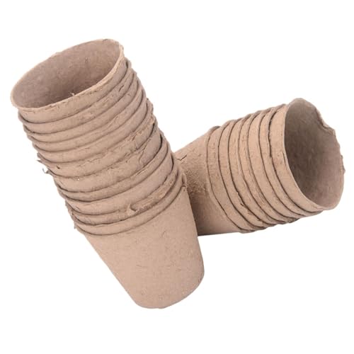 UBOHUZ Abbaubare Anzuchttöpfe 25 PCS Biologisch Abbaubar Pflanztöpfe Klar Biologisch Abbaubar Tasse Pflanzen Propagator for Tablett Blume Topf UBOHUZ Abbaubare Anzuchttöpfe 25 PCS Biologisch Abbaubar Pflanztöpfe Klar Biologisch Abbaubar Tasse Pflanzen Propagator for Tablett Blume Topf von UBOHUZ