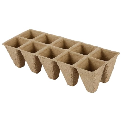 UBOHUZ Abbaubare Anzuchttöpfe 30Pcs Seed Starter Tray 10 Zellen Biologisch Abbaubar Töpfe Sämling Keimung Trays Anlage Starter Trays UBOHUZ Abbaubare Anzuchttöpfe 30Pcs Seed Starter Tray 10 Zellen Biologisch Abbaubar Töpfe Sämling Keimung Trays Anlage Starter Trays von UBOHUZ