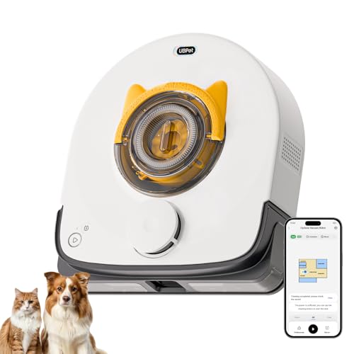 UBPET 22000 Pa Saugkraft Saugroboter für Tierhaare auf Teppichen und Böden, Zyklon Staubsauger Roboter, Automatischer Roboterstaubsauger mit LiDAR-Navigation, WiFi/App Steuerung, Selbstaufladend, V10 UBPET 22000 Pa Saugkraft Saugroboter für Tierhaare auf Teppichen und Böden, Zyklon Staubsauger Roboter, Automatischer Roboterstaubsauger mit LiDAR-Navigation, WiFi/App Steuerung, Selbstaufladend, V10 von UBPET