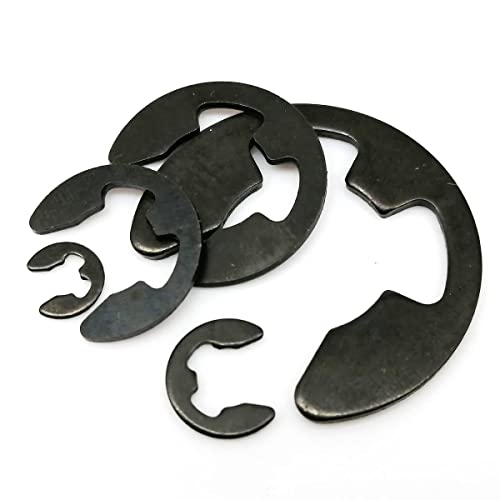 10/50/100 Stück M1.2-M24 GB896 DIN6799 Schwarzer Stahl EC-Typ Welle Externer Sicherungsring Spaltscheibe Schnappring Clip Sicherungsring von UBPJETN