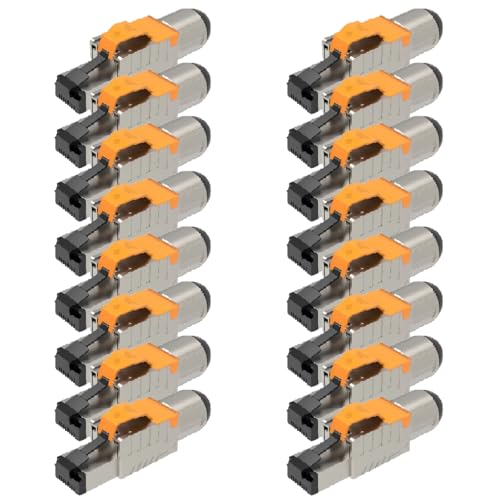 UC-Express Netzwerkstecker CAT 8 RJ45-16x RJ45 Stecker Steckverbinder - werkzeuglos - geschirmt - mit Zugentlastung - CAT8 CAT8.1 LAN Netzwerkkabel Stecker UC-Express Netzwerkstecker CAT 8 RJ45-16x RJ45 Stecker Steckverbinder - werkzeuglos - geschirmt - mit Zugentlastung - CAT8 CAT8.1 LAN Netzwerkkabel Stecker von UC-Express