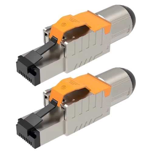 UC-Express Netzwerkstecker CAT 8 RJ45-2X RJ45 Stecker Steckverbinder - werkzeuglos - geschirmt - mit Zugentlastung - CAT8 CAT8.1 LAN Netzwerkkabel Stecker UC-Express Netzwerkstecker CAT 8 RJ45-2X RJ45 Stecker Steckverbinder - werkzeuglos - geschirmt - mit Zugentlastung - CAT8 CAT8.1 LAN Netzwerkkabel Stecker von UC-Express