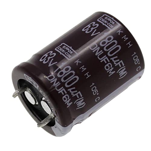 5x Snap-In Elko Kondensator 1800µF 63V 105°C ; KMH63VSSN1800ME0 ; 1800uF 5x Snap-In Elko Kondensator 1800µF 63V 105°C ; KMH63VSSN1800ME0 ; 1800uF von UCC