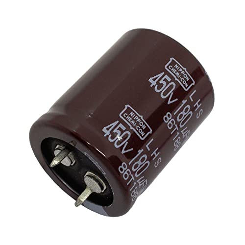 Elko Kondensator radial 180µF 450V | Snap-In Elektrolytkondensator bis zu 105°C | 180uF Electrolytic Capacitor from UCC Elko Kondensator radial 180µF 450V | Snap-In Elektrolytkondensator bis zu 105°C | 180uF Electrolytic Capacitor from UCC von UCC