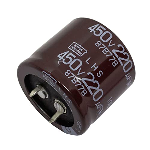 Elko Kondensator radial 220µF 450V | Snap-In Elektrolytkondensator bis zu 105°C | 220uF Electrolytic Capacitor from UCC Elko Kondensator radial 220µF 450V | Snap-In Elektrolytkondensator bis zu 105°C | 220uF Electrolytic Capacitor from UCC von UCC