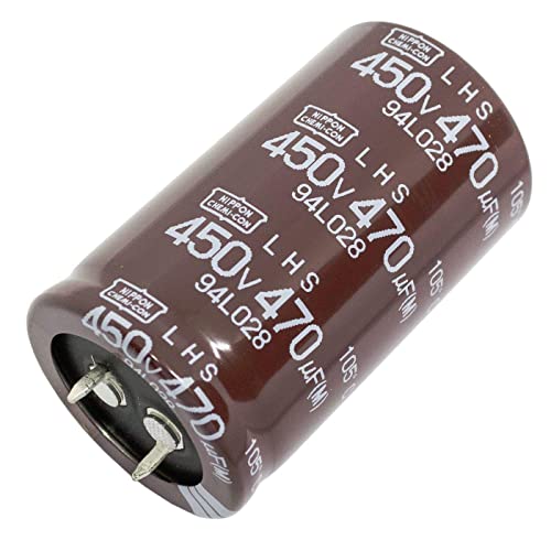 Elko Kondensator radial 470µF 450V | Snap-In Elektrolytkondensator bis zu 105°C | 470uF Electrolytic Capacitor from UCC Elko Kondensator radial 470µF 450V | Snap-In Elektrolytkondensator bis zu 105°C | 470uF Electrolytic Capacitor from UCC von UCC
