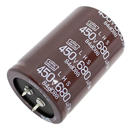 Elko Kondensator radial 680µF 450V | Snap-In Elektrolytkondensator bis zu 105°C | 680uF Electrolytic Capacitor from UCC von Duuous