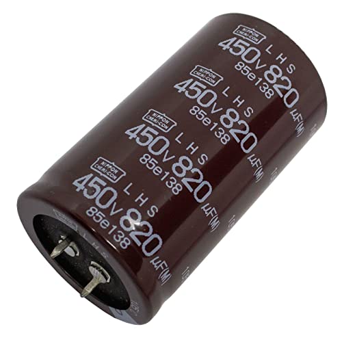 Elko Kondensator radial 820µF 450V | Snap-In Elektrolytkondensator bis zu 105°C | 820uF Electrolytic Capacitor from UCC Elko Kondensator radial 820µF 450V | Snap-In Elektrolytkondensator bis zu 105°C | 820uF Electrolytic Capacitor from UCC von UCC
