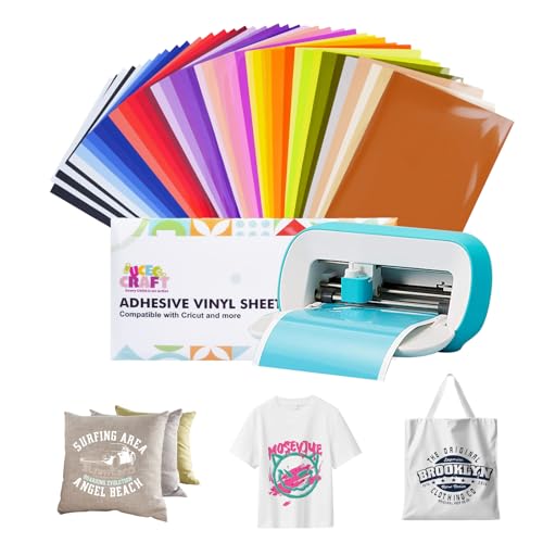 UCEC 41 Stück Smart Iron On für Cricut Joy 14 cm x 30,5 cm, Plotterfolie Textil, Heat Transfer Vinyl mit 37 verschiedenen Farben, Flexfolie Plotter Textilien zum Aufbügeln für T-Shirts, Mützen, DIY UCEC 41 Stück Smart Iron On für Cricut Joy 14 cm x 30,5 cm, Plotterfolie Textil, Heat Transfer Vinyl mit 37 verschiedenen Farben, Flexfolie Plotter Textilien zum Aufbügeln für T-Shirts, Mützen, DIY von UCEC