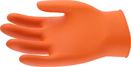 UCI DG-Maxim-OR Nitril-Handschuhe, puderfrei, Größe XL, Orange, 50 Stück von UCI