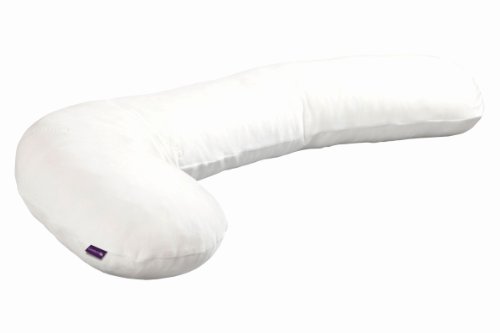 UCI Seitenschläferkissen Bodypillow ComfortAir - L-Form gefüllt mit visko-elastischen Memory - Schaumstäbchen - Abnehmbarer Bezug - ABM. 160 x 30 cm von UCI