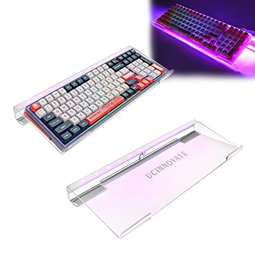 UCINNOVATE RGB Acryl Computer Tastatur Ständer, LED Hintergrundbeleuchtung Tastatur Ständer Tray, Zuhause, Schule UCINNOVATE RGB Acryl Computer Tastatur Ständer, LED Hintergrundbeleuchtung Tastatur Ständer Tray, Zuhause, Schule von UCINNOVATE