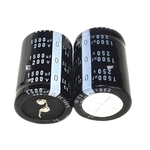 UCJTPCVI 2 STÜCKE Aluminium-elektrolytkondensator 200 V 250 V 1200 UF 1500 UF 1800 UF 2200 UF 25 * 50 30 * 30 30 * 35 30 * 40 30 * 45 35 * 30 35 * 50 35 * 70 MM(250V1200UF 35x50mm) von UCJTPCVI
