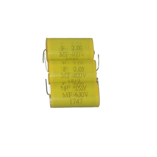 UCJTPCVI 400V2UF 2,0j 205J 400VDC axialer Frequenzteilungs-Filmkondensator 10 Stück UCJTPCVI 400V2UF 2,0j 205J 400VDC axialer Frequenzteilungs-Filmkondensator 10 Stück von UCJTPCVI