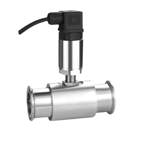 UCJTPCVI Turbinendurchflussmesser Flüssigkeitsdurchflusssensor 304 Edelstahl Pipeline Wasserzähler Impulsausgang Digitalsender(DN32) von UCJTPCVI