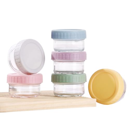 UCK-KIT 2.7oz Salat Dressing Container mit Deckel, luftdicht und stapelbar Glas Kleine Gewürz Behälter, Dip Sauce Cups Set, auslaufsicher wiederverwendbar für Lunch Box Work Trip,100ml UCK-KIT 2.7oz Salat Dressing Container mit Deckel, luftdicht und stapelbar Glas Kleine Gewürz Behälter, Dip Sauce Cups Set, auslaufsicher wiederverwendbar für Lunch Box Work Trip,100ml von UCK-KIT